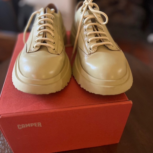 Camper Walden Derby - Green-Beige - Women's Size 38 (8 US) - Picture 6 of 6